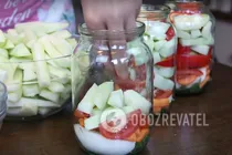 Маринованные кабачки с помидорами - Шаг 7 Маринованные кабачки с помидорами - Шаг 7
