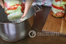 Маринованные кабачки с помидорами - Шаг 9 Маринованные кабачки с помидорами - Шаг 9