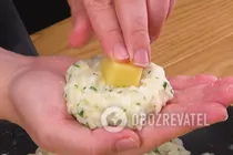 Рисові крокети із сиром - Крок 5 Рисові крокети із сиром - Крок 5