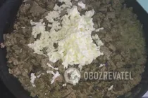 М'ясні каннеллоні з сиром - Крок 3 М'ясні каннеллоні з сиром - Крок 3