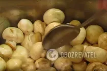 Мариновані печериці у власному соку - Крок 5 Мариновані печериці у власному соку - Крок 5