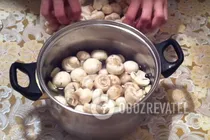 Мариновані печериці з цибулею - Крок 5 Мариновані печериці з цибулею - Крок 5