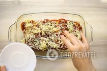 Каннеллони с рикоттой и шпинатом - Шаг 7 Каннеллони с рикоттой и шпинатом - Шаг 7