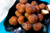 Сырные крокеты с мясом - Шаг 8 Сырные крокеты с мясом - Шаг 8