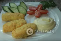 Картофельные крокеты с рыбой - Шаг 14 Картофельные крокеты с рыбой - Шаг 14