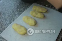Картофельные крокеты с рыбой - Шаг 8 Картофельные крокеты с рыбой - Шаг 8