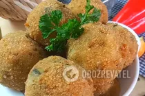 Крокети з цибулею і грибами - Крок 9 Крокети з цибулею і грибами - Крок 9