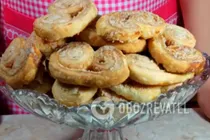 Листкові вушка з цукром - Крок 8 Листкові вушка з цукром - Крок 8