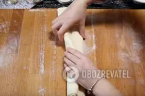 Слоеные ушки с шоколадом - Шаг 4 Слоеные ушки с шоколадом - Шаг 4