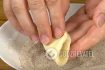 Ушки с творогом - Шаг 5 Ушки с творогом - Шаг 5