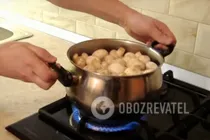 Мариновані гриби з гірчицею і часником - Крок 3 Мариновані гриби з гірчицею і часником - Крок 3