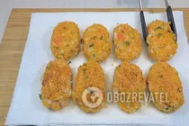 Крокеты с крабовыми палочками - Шаг 9 Крокеты с крабовыми палочками - Шаг 9