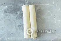 Ушки с сыром и зеленью - Шаг 7 Ушки с сыром и зеленью - Шаг 7