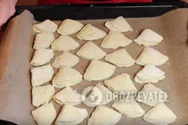 Цукрові вушка з сиром - Крок 9 Цукрові вушка з сиром - Крок 9