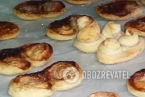 Цукрові вушка з корицею - Крок 6 Цукрові вушка з корицею - Крок 6