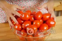 Квашені помідори з часником і цукром - Крок 1 Квашені помідори з часником і цукром - Крок 1