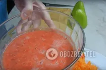 Квашеные помидоры с овощами - Шаг 3 Квашеные помидоры с овощами - Шаг 3
