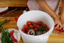 Квашені помідори з часником і цукром - Крок 5 Квашені помідори з часником і цукром - Крок 5