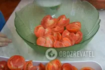 Квашеные помидоры с овощами - Шаг 7 Квашеные помидоры с овощами - Шаг 7