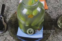 Консервированные огурцы с водкой - Шаг 8 Консервированные огурцы с водкой - Шаг 8