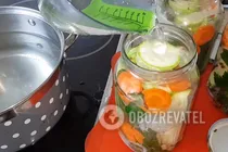 Мариновані огірки з кабачками - Крок 13 Мариновані огірки з кабачками - Крок 13