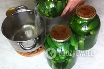 Мариновані огірки по-польськи - Крок 6 Мариновані огірки по-польськи - Крок 6