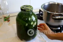 Маринованные огурцы за зиму - Шаг 7 Маринованные огурцы за зиму - Шаг 7