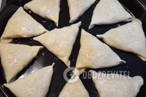 Самса с тыквой и луком - Шаг 9 Самса с тыквой и луком - Шаг 9