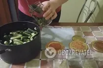 Консервированные огурцы с горчицей - Шаг 5 Консервированные огурцы с горчицей - Шаг 5