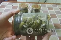 Консервированные огурцы с горчицей - Шаг 7 Консервированные огурцы с горчицей - Шаг 7