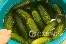 Мариновані огірки з морквою - Крок 1 Мариновані огірки з морквою - Крок 1