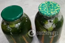 Мариновані огірки з морквою - Крок 9 Мариновані огірки з морквою - Крок 9