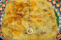 Узбекская катлама с мясом - Шаг 12 Узбекская катлама с мясом - Шаг 12
