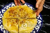 Катлама з м'ясом та цибулею - Крок 16 Катлама з м'ясом та цибулею - Крок 16