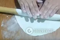 Мини-катлама с зеленью - Шаг 8 Мини-катлама с зеленью - Шаг 8