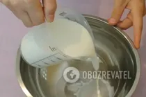 Слоеная катлама на молоке - Шаг 1 Слоеная катлама на молоке - Шаг 1