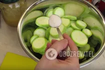 Мариновані кабачки з медом - Крок 3 Мариновані кабачки з медом - Крок 3
