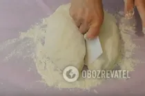 Слоеная катлама на молоке - Шаг 4 Слоеная катлама на молоке - Шаг 4