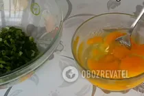 Катлама з яйцями та зеленню - Крок 4 Катлама з яйцями та зеленню - Крок 4