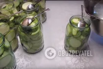 Мариновані кабачки з зеленню і перцем - Крок 7 Мариновані кабачки з зеленню і перцем - Крок 7