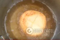 Сирні пончики "Дітям до школи" - Крок 7 Сирні пончики "Дітям до школи" - Крок 7
