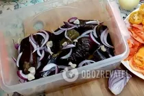 Квашеные баклажаны с овощами и сахаром - Шаг 6 Квашеные баклажаны с овощами и сахаром - Шаг 6