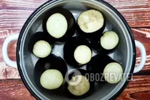 Квашені баклажани із селерою і цибулею - Крок 2 Квашені баклажани із селерою і цибулею - Крок 2