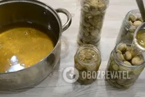 Маринованные шампиньоны с маслом и уксусом - Шаг 9 Маринованные шампиньоны с маслом и уксусом - Шаг 9