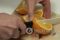 Глинтвейн в мультиварке с апельсином - Шаг 1 Глинтвейн в мультиварке с апельсином - Шаг 1
