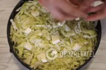 Заливной пирог с капустой - Шаг 9 Заливной пирог с капустой - Шаг 9