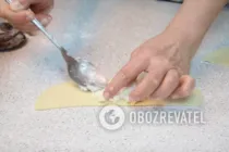 Листкові булочки із сиром - Крок 12 Листкові булочки із сиром - Крок 12