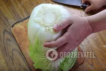 Кимчи из пекинской капусты - Шаг 1 Кимчи из пекинской капусты - Шаг 1