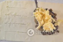 Листкові булочки з грибами - Крок 7 Листкові булочки з грибами - Крок 7