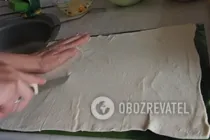 Листкові булочки з сиром - Крок 3 Листкові булочки з сиром - Крок 3
